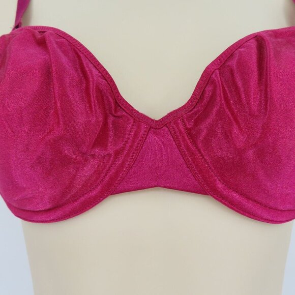 Vintage Vassarette 36B Virtue Red Style 75256 Underwire Bra No Padding NEW NWT - Picture 3 of 15